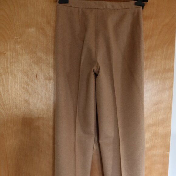 Michael Kors Collection camel/tan pants 100% camel hair sz 4 Made in Italy SOFT! - Picture 3 of 14